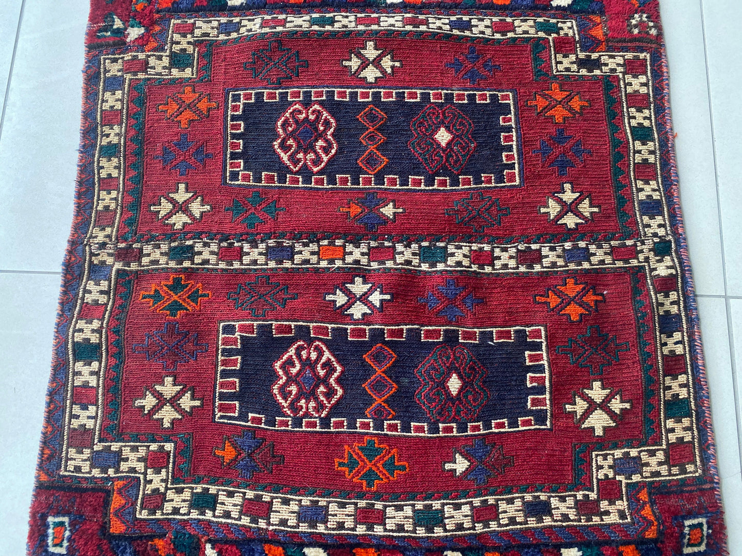 Bakhtiari Flat Saddle Rug