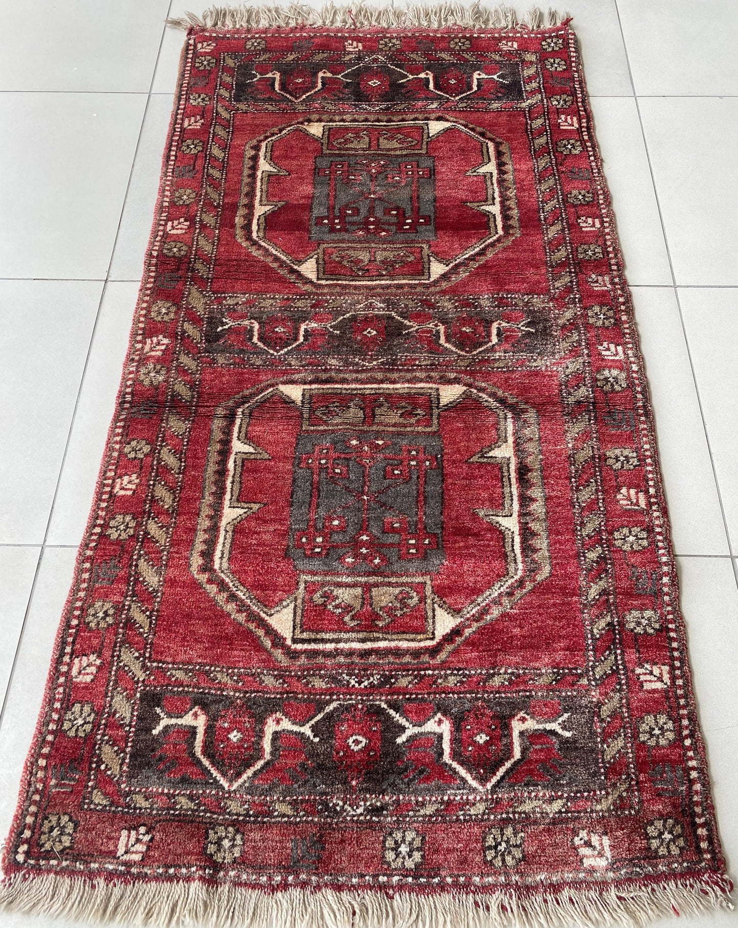 Vintage Anatolian Long Rug