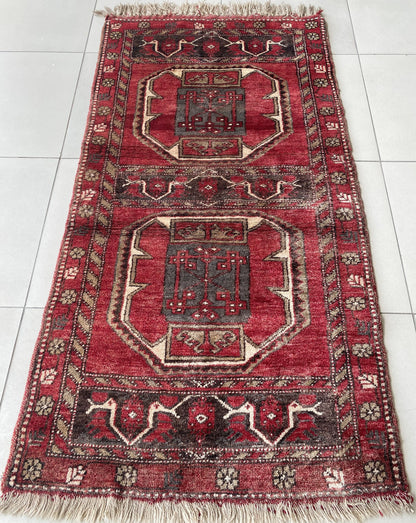 Vintage Anatolian Long Rug