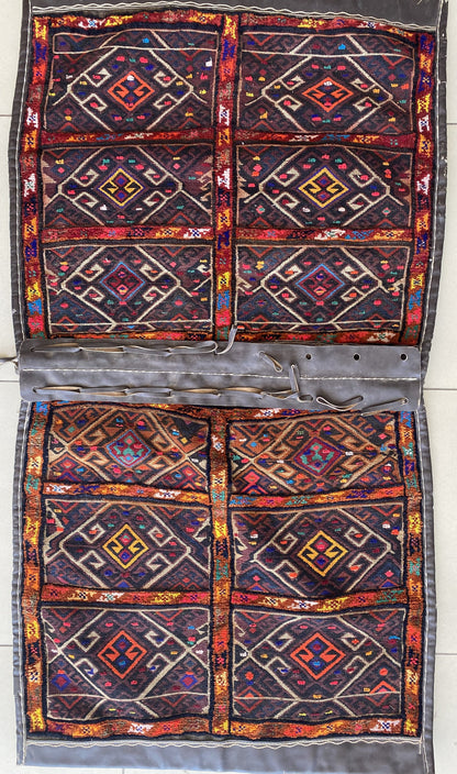 Kurdish Tribal Saddle Bag