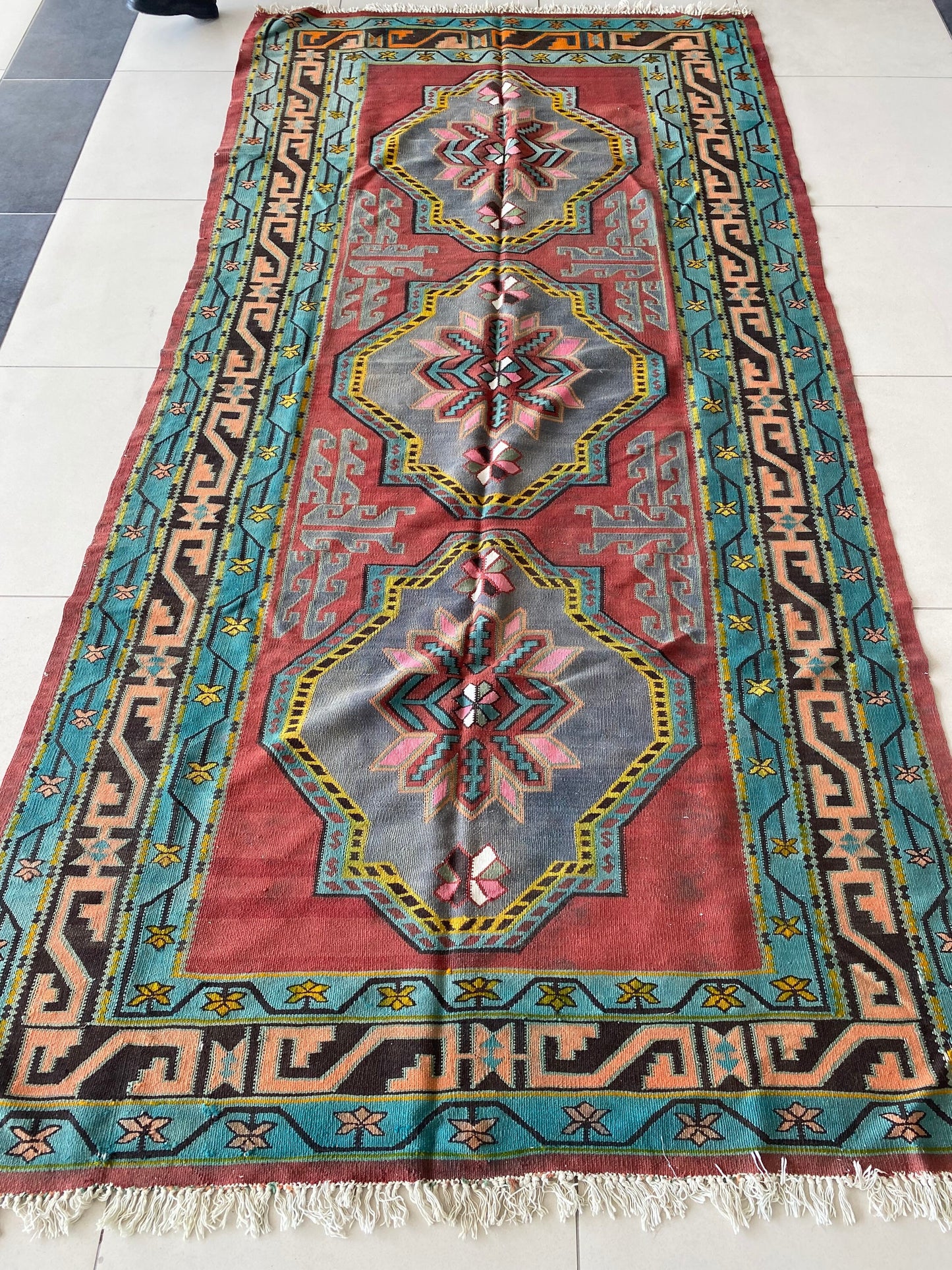 Antique Caucasus Kilim