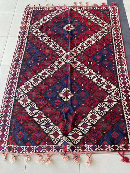 Antique Kurdish Kilim from Van Province
