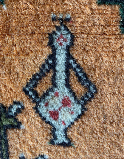 Vintage Anatolian Dazkiri Rug