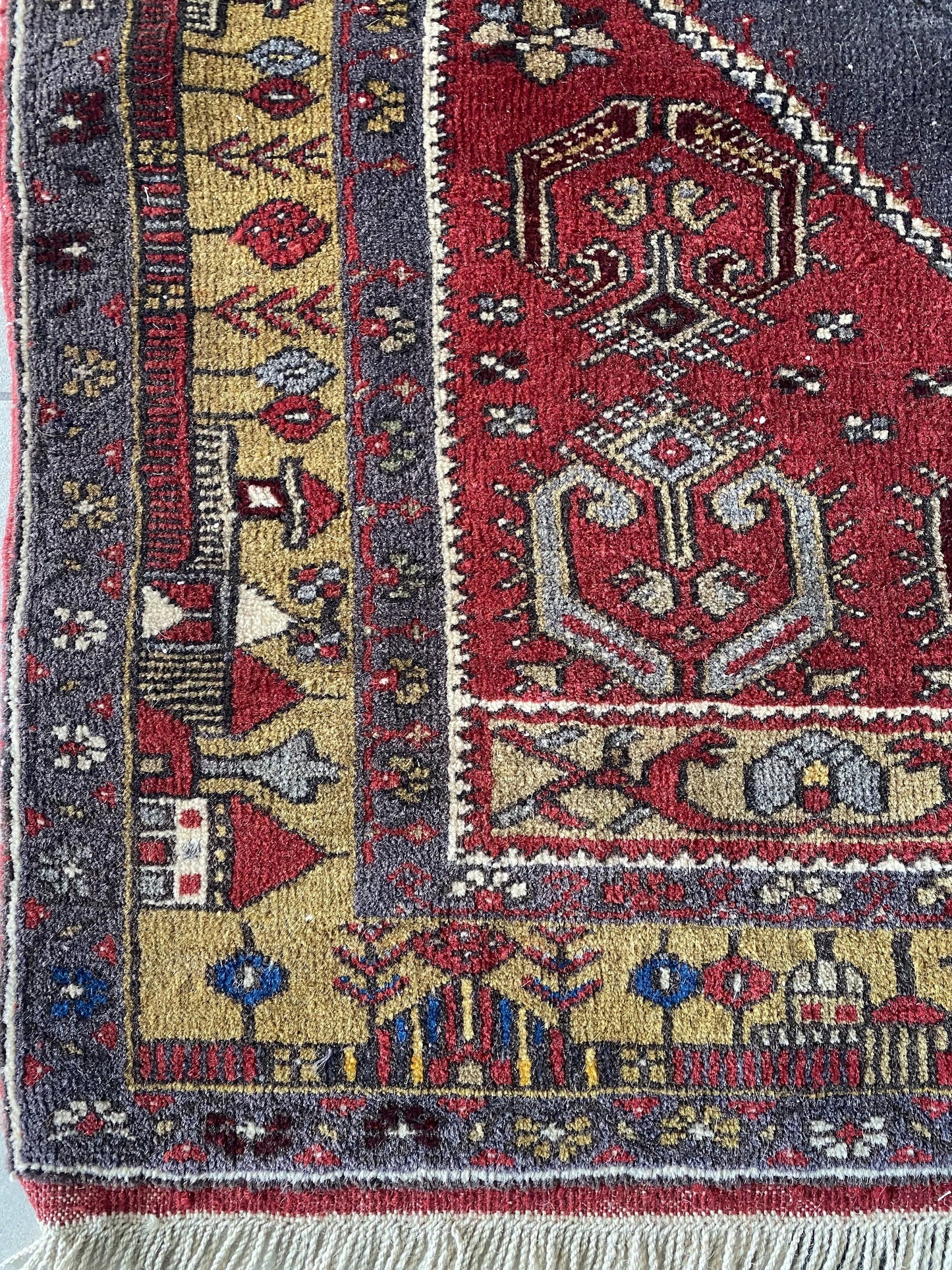 Vintage Turkish Yahyali Rug