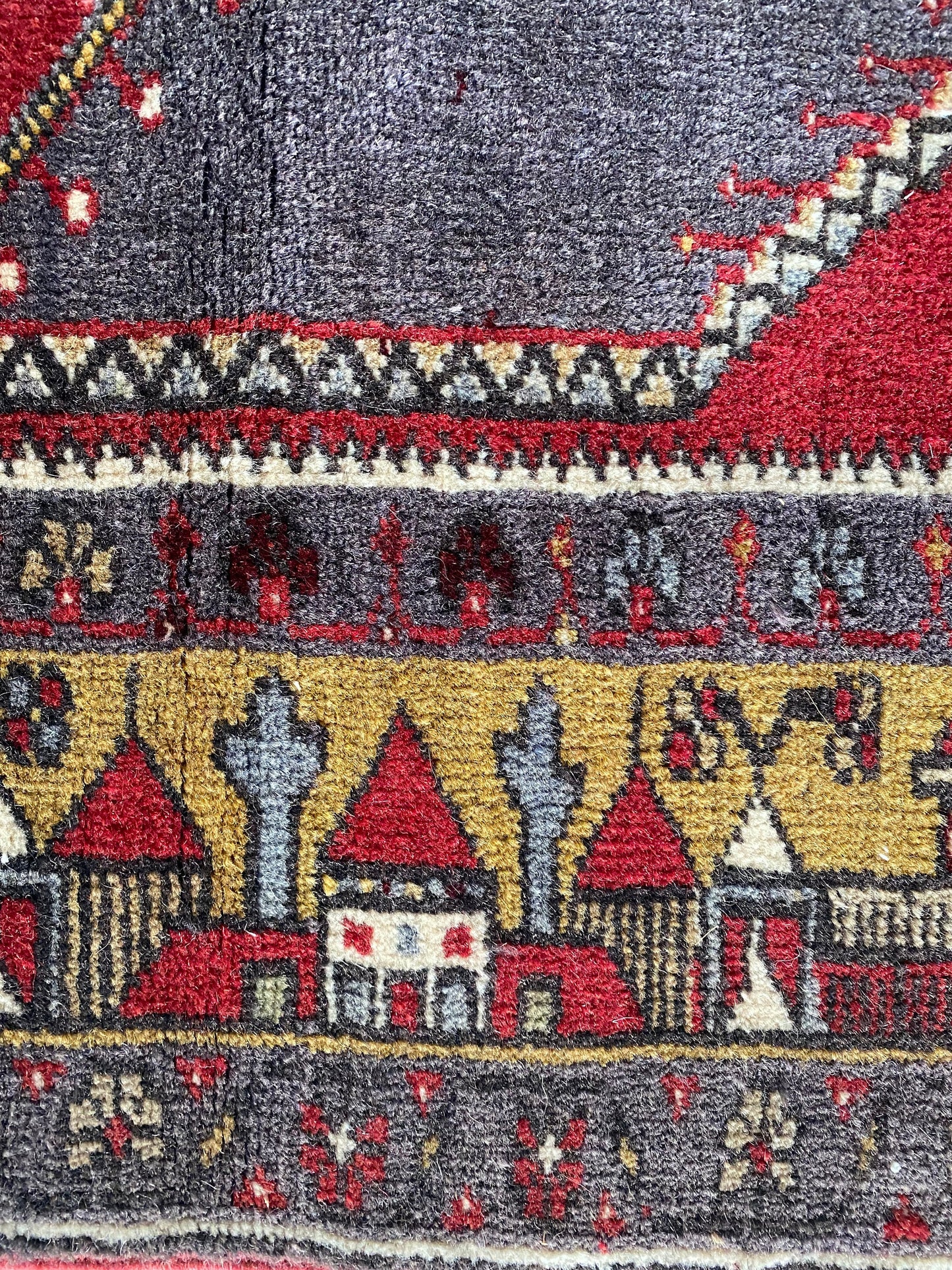 Vintage Turkish Yahyali Rug