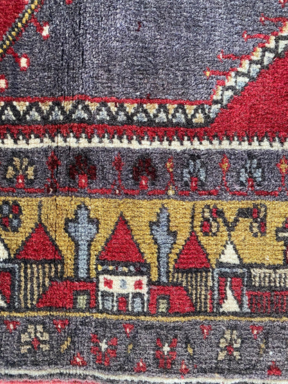 Vintage Turkish Yahyali Rug