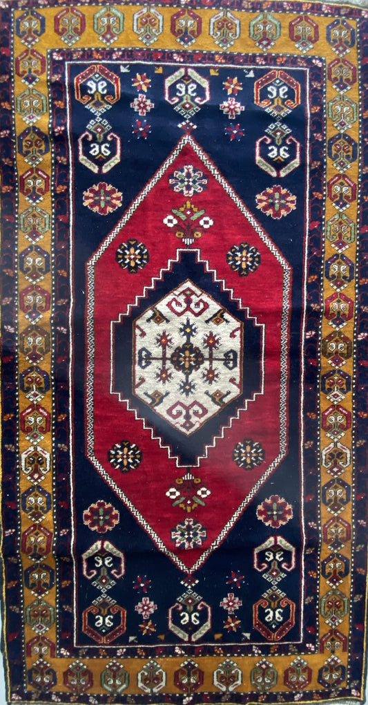 Vintage Turkish Yahyali Rug