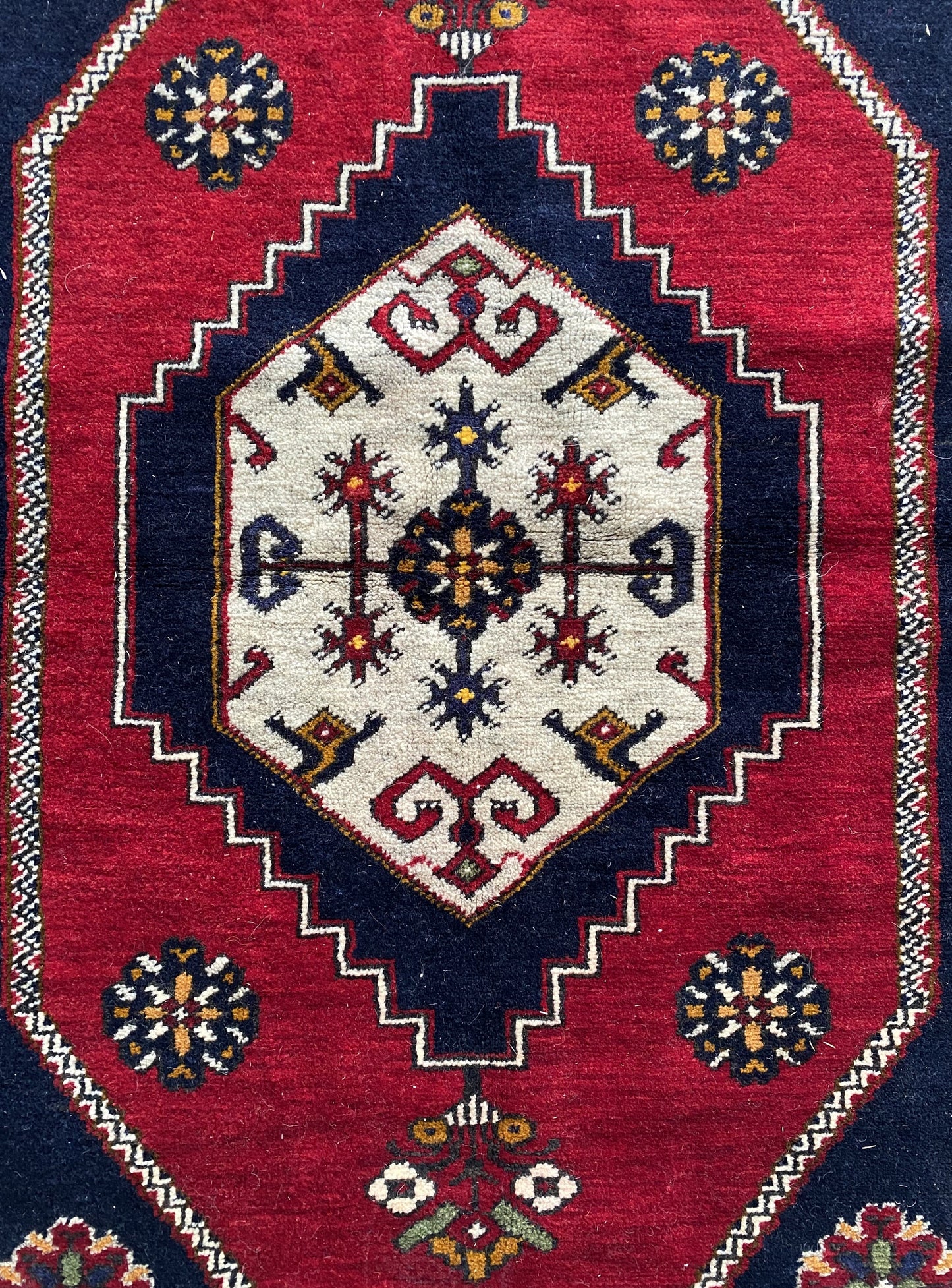 Vintage Turkish Yahyali Rug