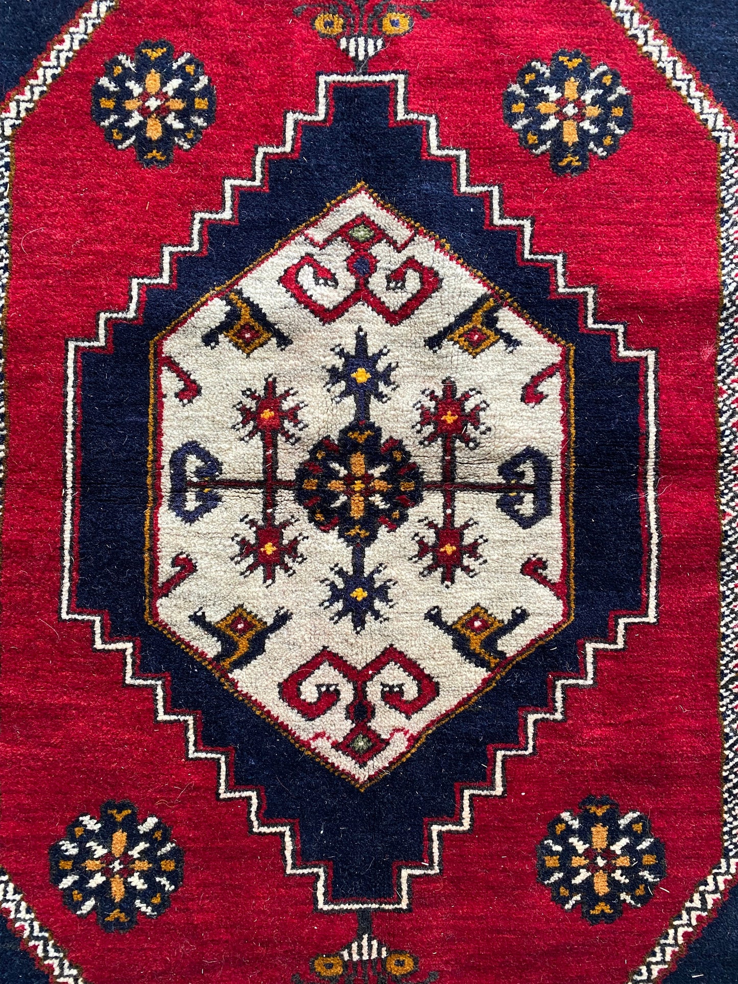 Vintage Turkish Yahyali Rug