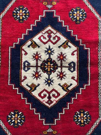 Vintage Turkish Yahyali Rug