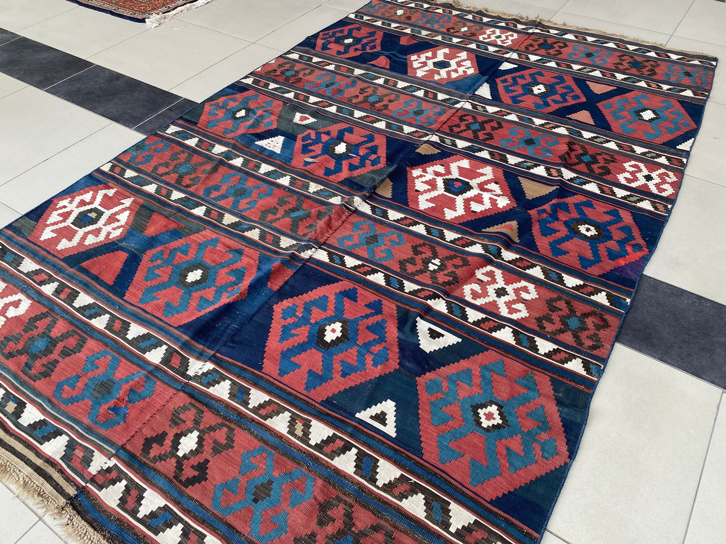 Antique Shirvan Kilim Rug