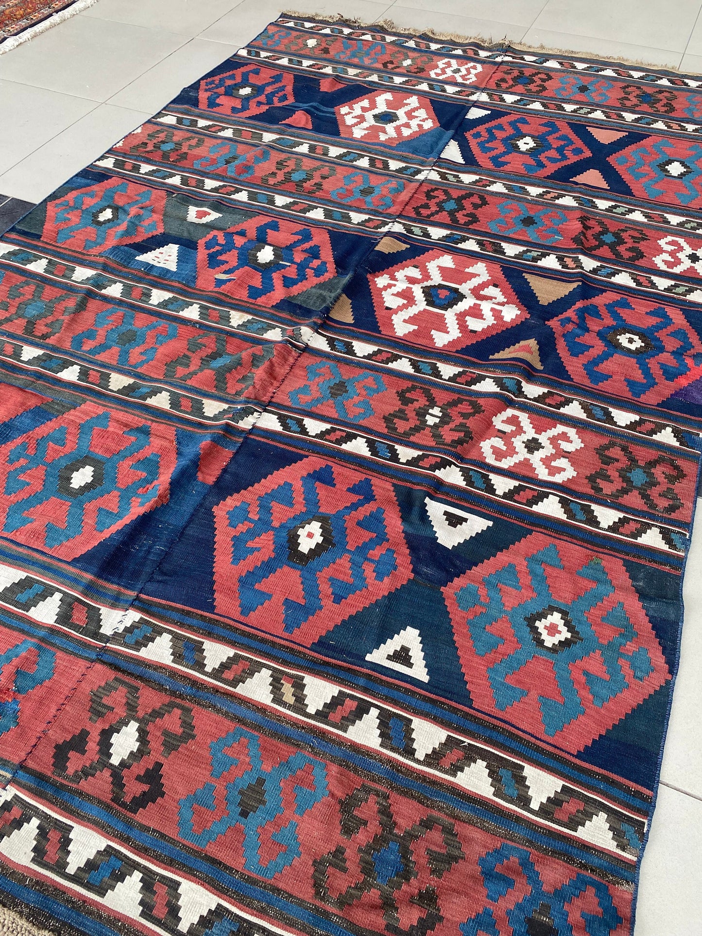 Antique Shirvan Kilim Rug