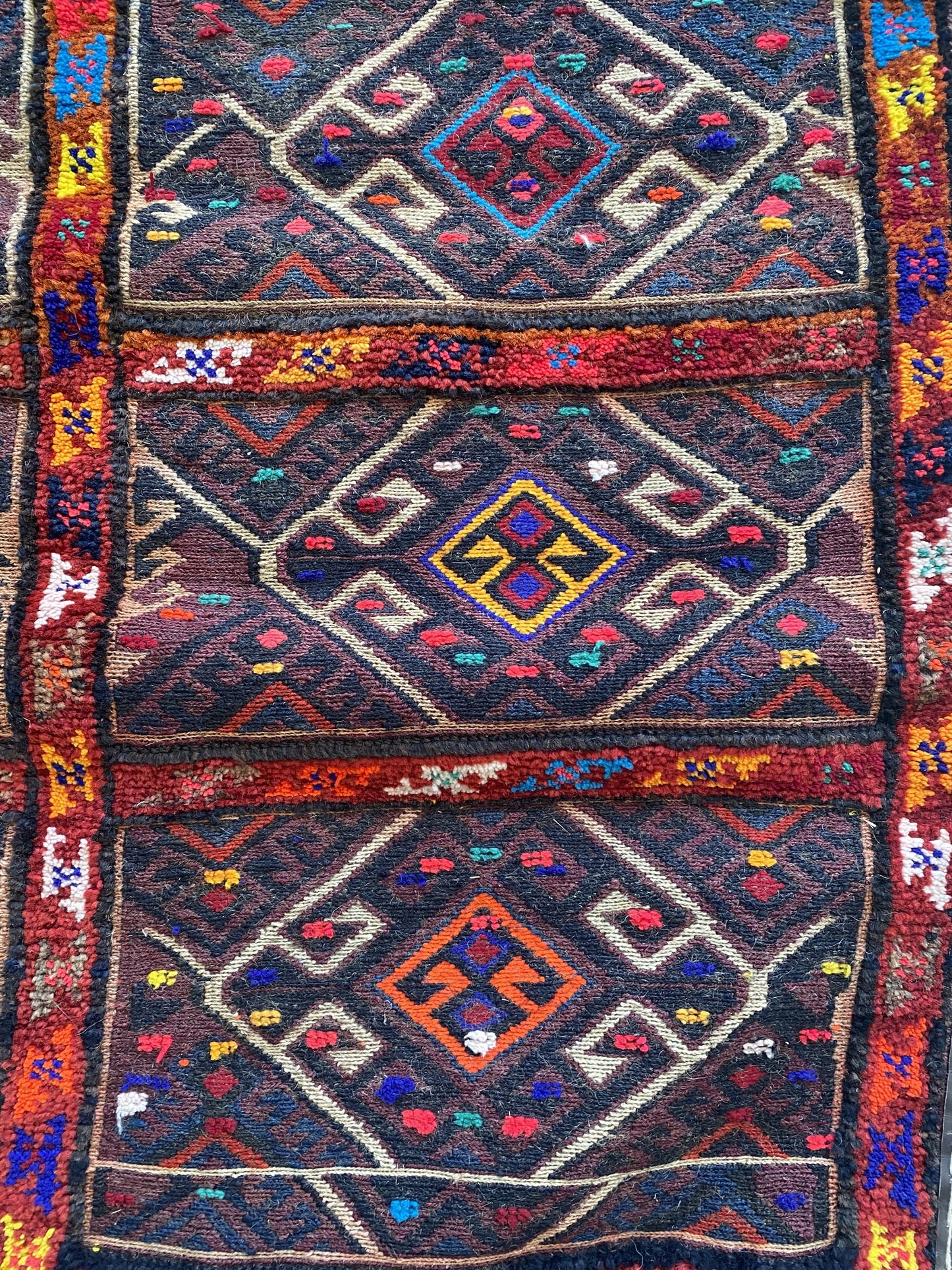 Kurdish Tribal Saddle Bag