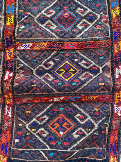 Kurdish Tribal Saddle Bag