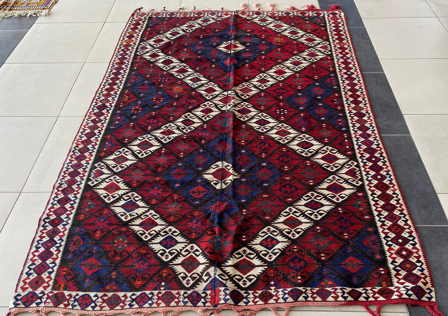 Antique Kurdish Kilim from Van Province