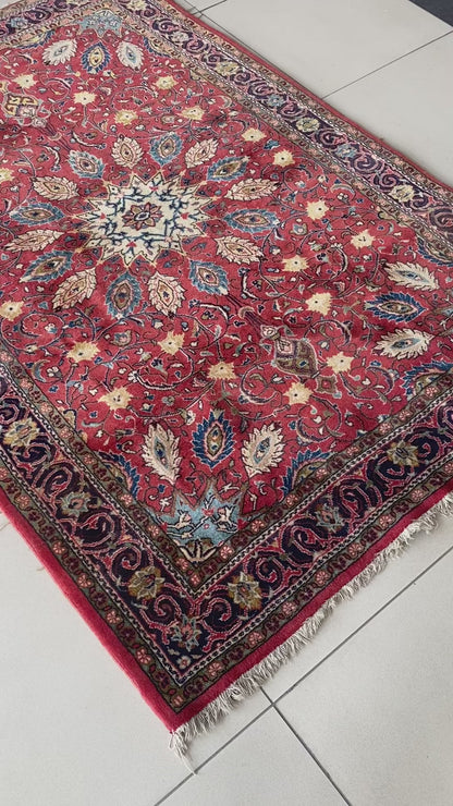 Antique Esfahan Rug